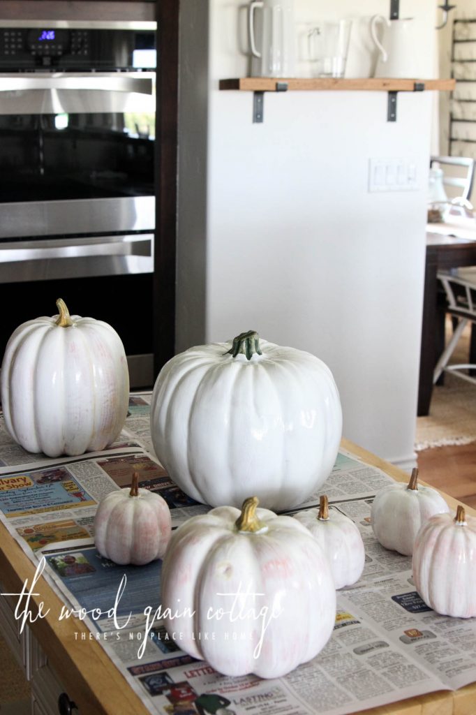 DIY Painted Pumpkins by The Wood Grain Cottage