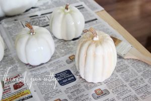 DIY Painted Pumpkins by The Wood Grain Cottage