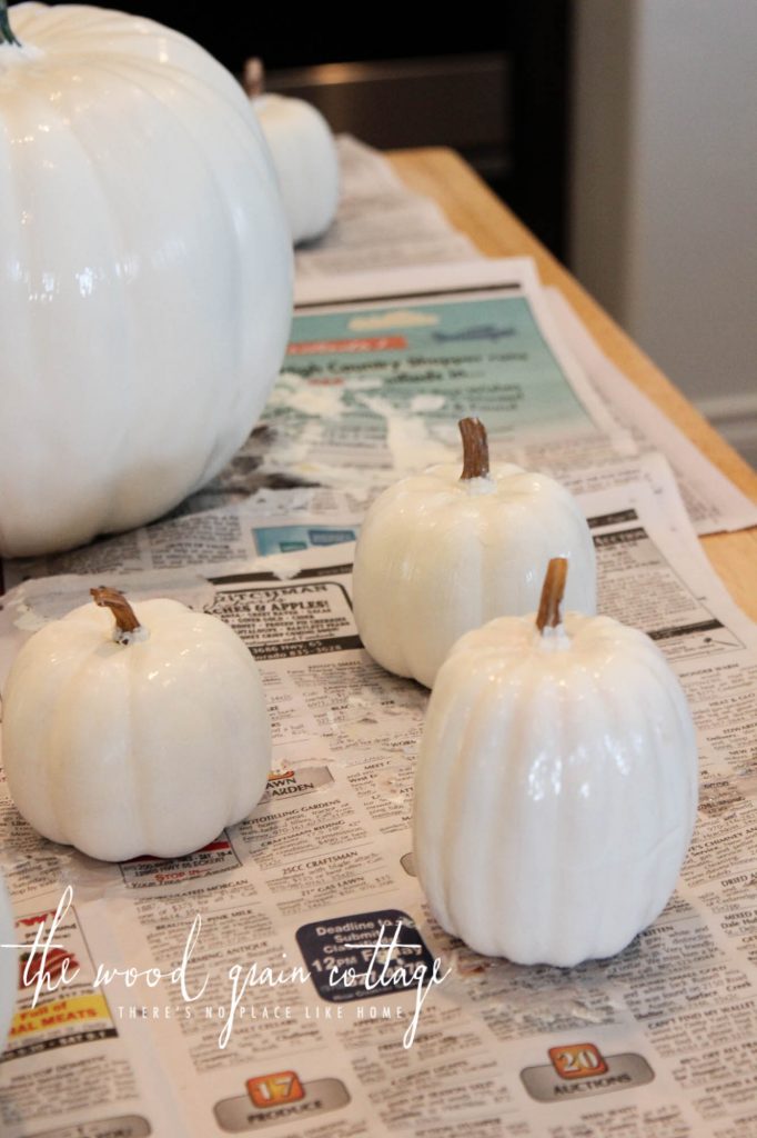 DIY Painted Pumpkins by The Wood Grain Cottage