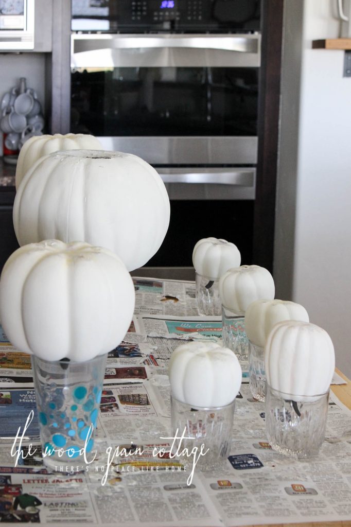 DIY Painted Pumpkins by The Wood Grain Cottage