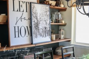 DIY Framed Tree Print by The Wood Grain Cottage