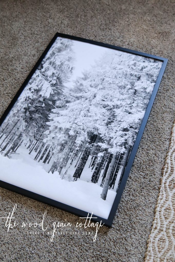 DIY Framed Tree Print by The Wood Grain Cottage