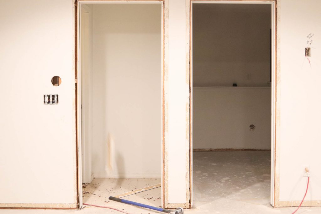 Demo'ing The Laundry Room by The Wood Grain Cottage