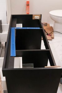 How We Installed Our Floating Vanity by The Wood Grain Cottage