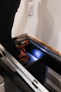 How We Installed Our Floating Vanity by The Wood Grain Cottage