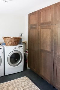Painting The Laundry Room And Installing Cabinets by The Wood Grain Cottage