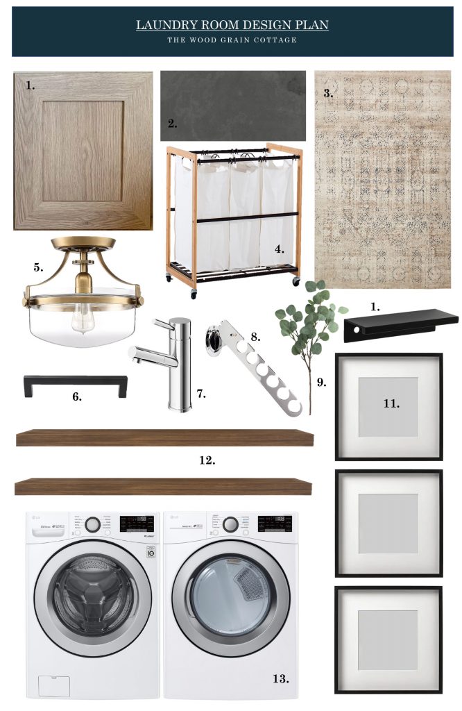 Laundry Room Design by The Wood Grain Cottage