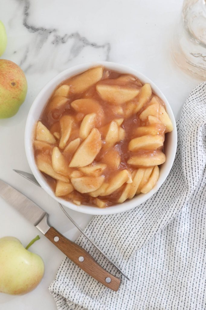 Canned Apple Pie Recipe by The Wood Grain Cottage