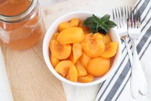 Homemade Canned Peaches by The Wood Grain Cottage