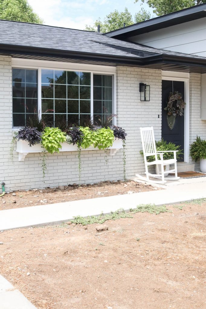 Adding A Front Window Box by The Wood Grain Cottage