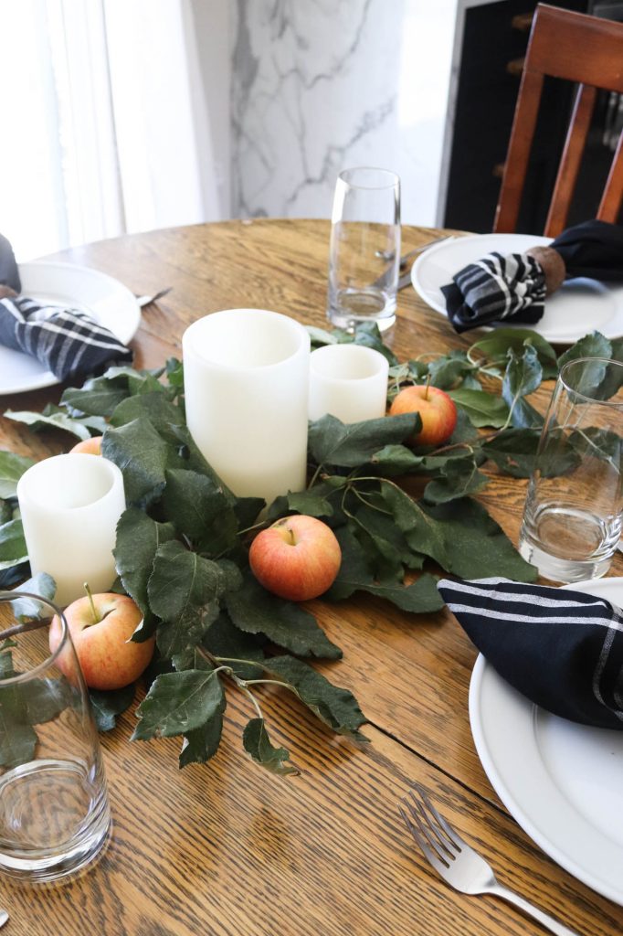 A Simple Fall Table Setting by The Wood Grain Cottage