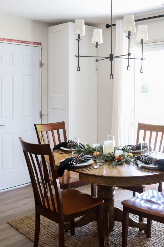 A Simple Fall Table Setting by The Wood Grain Cottage