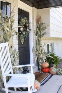 Our Fall Front Porch by The Wood Gain Cottage