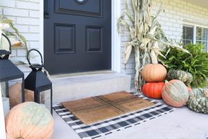 Our Fall Front Porch by The Wood Gain Cottage