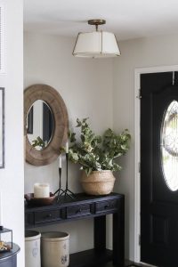 A picture of an entry and where you can shop our home.