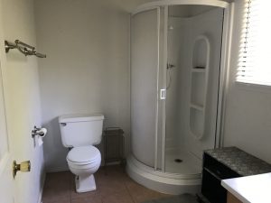 A picture of how the bathroom looked before.