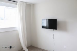 A before picture of the nursery.