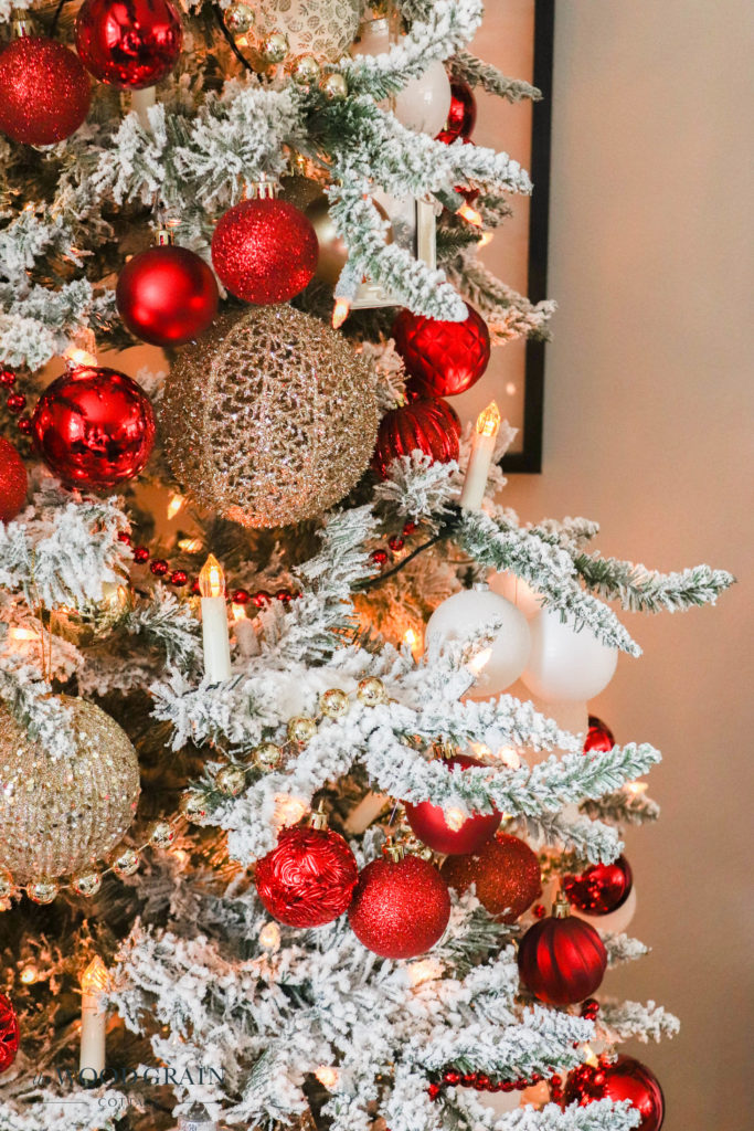 beautiful white christmas trees