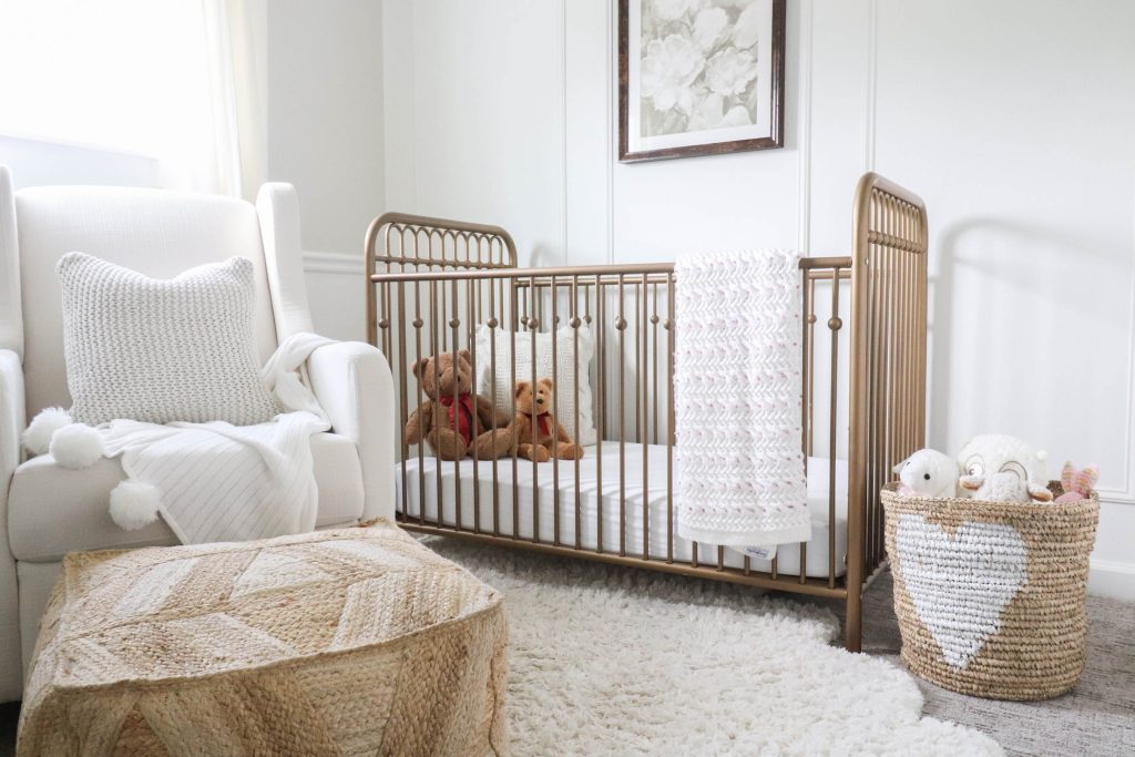 A picture showing Ania's nursery reveal.