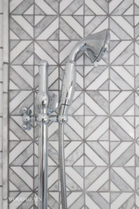 A picture of our shower faucet system.