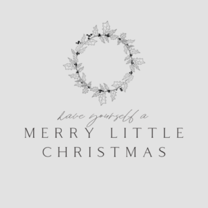 Have yourself a Merry Little Christmas Product Line Graphic.